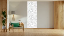 queence Wandsticker »Einhorn in Blumenwiese« DIY-Wandsticker zum Bemalen