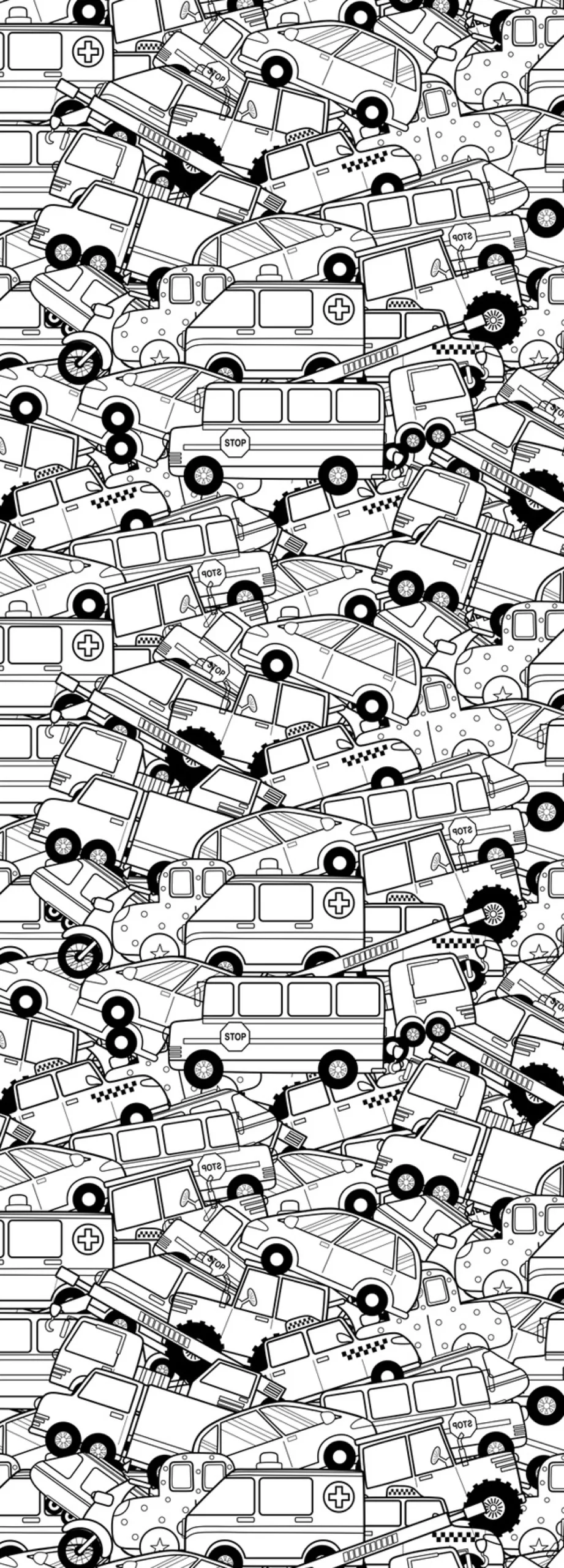 queence Wandsticker »Fahrzeuge« DIY-Wandsticker zum Bemalen