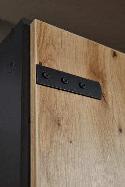 rauch Drehtürenschrank »Holmes« im Industrial Style, mit Schubkästen, mit oder ohne Spiegel