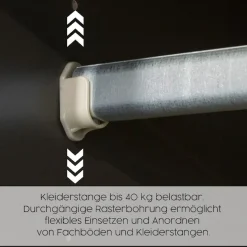 rauch Drehtürenschrank »Kleiderschrank Schrank Garderobe SHINJO Breiten 93/140/187 cm« in 3 verschiedenen Ausstattungen BASIC/CLASSIC/PREMIUM,Griffe und Füße aus Massivholz mit 2 Schubladen MADE IN GERMANY