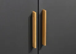 rauch Drehtürenschrank »Kleiderschrank Schrank Garderobe SHINJO Breiten 93/140/187 cm« in 3 verschiedenen Ausstattungen BASIC/CLASSIC/PREMIUM,Griffe und Füße aus Massivholz mit 2 Schubladen MADE IN GERMANY