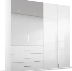 rauch Drehtürenschrank »Kleiderschrank Schrank Garderobe Wäscheschrank MONTCLAR« in den Breiten 201/251/301 cm, inkl. SOFT-CLOSE-FUNKTION,mit Schubkästen und Spiegel, inkl. Wäscheeinteilung MADE IN GERMANY