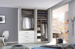 rauch Drehtürenschrank »Kleiderschrank Schrank Garderobe Wäscheschrank MONTCLAR« in den Breiten 201/251/301 cm, inkl. SOFT-CLOSE-FUNKTION,mit Schubkästen und Spiegel, inkl. Wäscheeinteilung MADE IN GERMANY