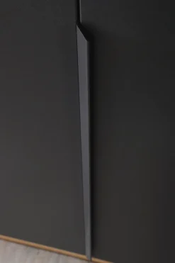 rauch Drehtürenschrank »Kleiderschrank Schrank Garderobe Ankleide DARK&WOOD BY QUADRA SPIN« Breiten: 181/226/271 cm, Höhe 210 cm,im Industrial Style mit Metallgriffstangen