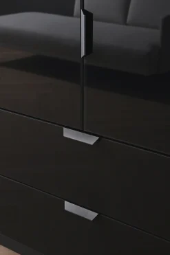 rauch Drehtürenschrank »Kleiderschrank Schrank Garderobe Ankleide MODERN BY QUADRA SPIN« Breiten: 181/226/271 cm, Höhe 210 cm,mit hochwertiger Glasfront und Stangengriff MADE IN GERMANY