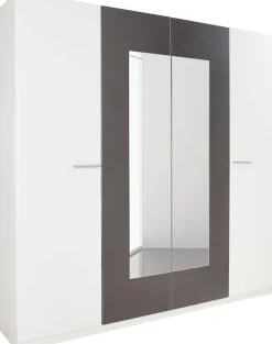rauch Drehtürenschrank »Kleiderschrank Schrank Garderobe Wäscheschrank Schlafzimmer BORBA« Breite/Höhe/Tiefe: 225/210/54 cm,optional mit Absetzung in Graumetallic MADE IN GERMANY