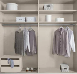 rauch Drehtürenschrank »Kleiderschrank Schrank Garderobe Wäscheschrank Schlafzimmer BORBA« Breite/Höhe/Tiefe: 225/210/54 cm,optional mit Absetzung in Graumetallic MADE IN GERMANY