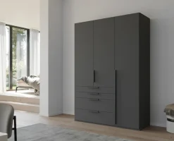 rauch Drehtürenschrank »Kleiderschrank Schrank Garderobe Wäscheschrank PURISMA« in den Breiten 151/201/251/301 cm, inkl. SOFT-CLOSE-FUNKTION,mit Schubladen und umfangreichem Zubehör MADE IN GERMANY
