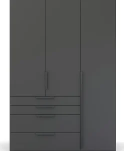 rauch Drehtürenschrank »Kleiderschrank Schrank Garderobe Wäscheschrank PURISMA« in den Breiten 151/201/251/301 cm, inkl. SOFT-CLOSE-FUNKTION,mit Schubladen und umfangreichem Zubehör MADE IN GERMANY