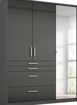 rauch Drehtürenschrank »Kleiderschrank Schrank Garderobe GarderobenschrankHOMBURG« inkl. Passepartout, oberer Schubkasten mit Einteilung MADE IN GERMANY