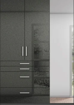 rauch Drehtürenschrank »Kleiderschrank Schrank Garderobe GarderobenschrankHOMBURG« inkl. Passepartout, oberer Schubkasten mit Einteilung MADE IN GERMANY