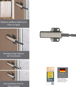 rauch Drehtürenschrank »Kleiderschrank Schrank Garderobe COSTA in den Breiten 91/136/181 cm« in 3 Ausstattungen BASIC/CLASSIC/PREMIUM,viel Platz, grifflose Front und Push-to-Open Funktion MADE IN GERMANY