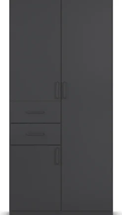 rauch Drehtürenschrank »Kleiderschrank Schrank Garderobe MAIKA mit Dekor-Front« 2 Schubladen, in verschiedenen Breiten, Höhen, Farben, MADE IN GERMANY