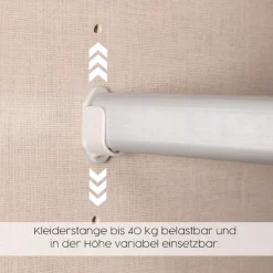 rauch Drehtürenschrank »Kleiderschrank Schrank Garderobe Wäscheschrank BARI« mit Schubasten mittig, moderner Griff in Graumetallic MADE IN GERMANY