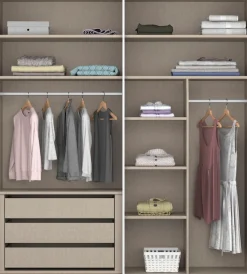 rauch Drehtürenschrank »Kleiderschrank Schrank Garderobe Wäscheschrank MONTCLAR« in den Breiten 204/254/304 cm, inkl. SOFT-CLOSE-FUNKTION,Passepartout optional mit Beleuchtung, inkl. Zubehör MADE IN GERMANY