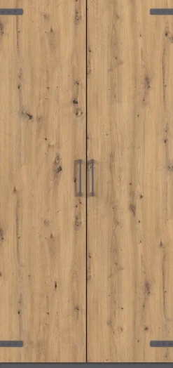 rauch Drehtürenschrank »Kleiderschrank Jugendzimmer Kinderzimmer StauraumHolmes« Breite 91/Höhe 197/Tiefe 54cm - Industrial Style - MADE IN GERMANY