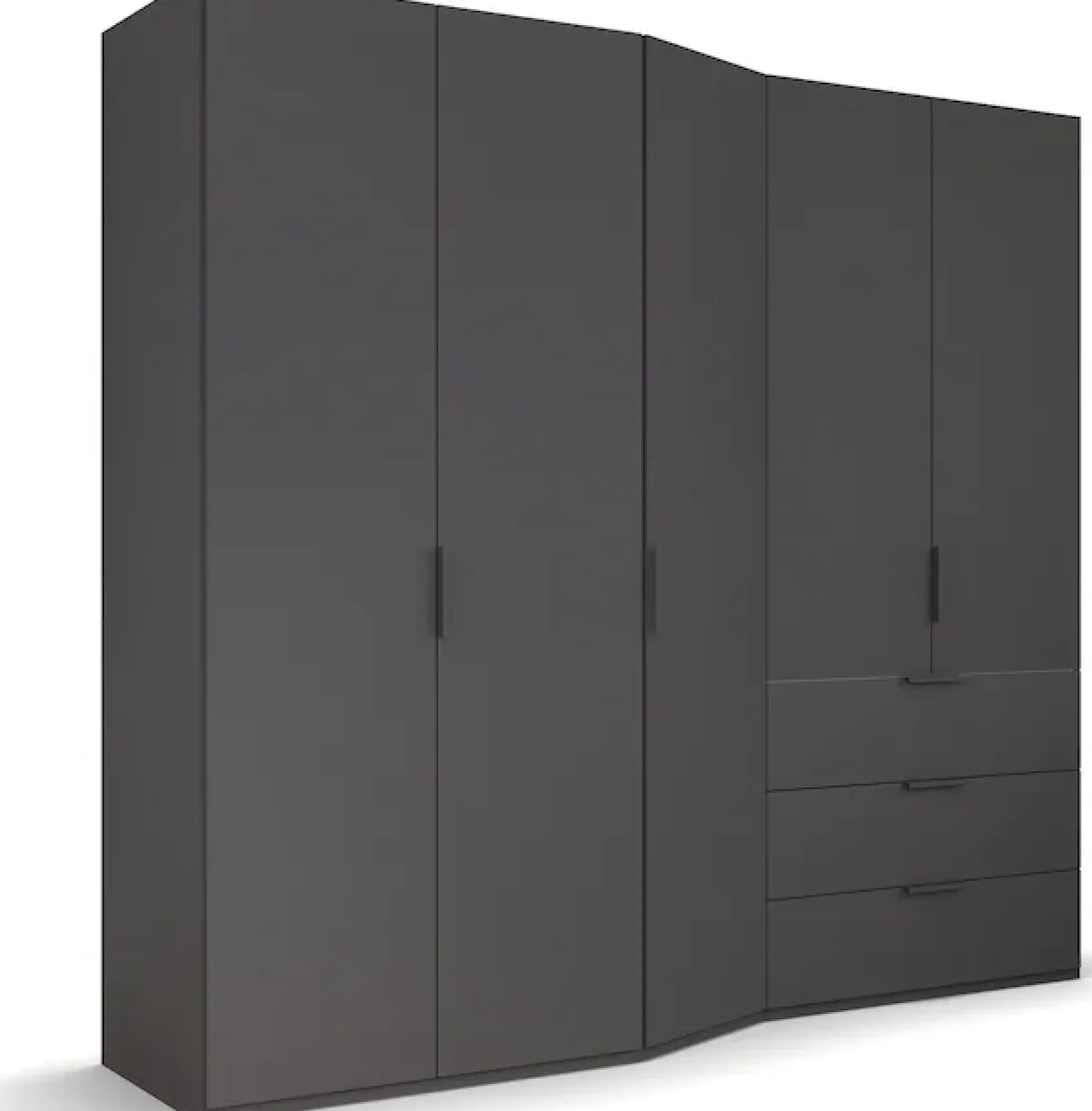 rauch Drehtürenschrank »Kleiderschrank Schrank Garderobe Wäscheschrank WAVE« Breiten 247/297 cm, Höhe 222 cm, inkl. SOFT-CLOSE-FUNKTION,in 2 unterschiedlichen Tiefen, mit Soft-Close Funktion MADE IN GERMANY
