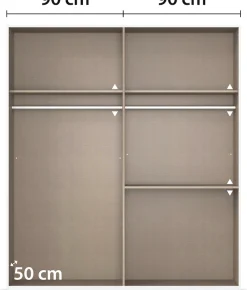 rauch Drehtürenschrank »Kleiderschrank Schrank Garderobe Schlafzimmerschrank PADUA« voll aufgelegte Spiegeltüren, zwei große Schubladen MADE IN GERMANY