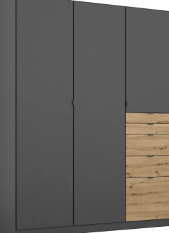 rauch Drehtürenschrank »Kleiderschrank Schrank Garderobe Wäscheschrank Ankleide ONTARIO« Breiten 136/181 cm,mit 5 Schubladen in unterschiedlichen Größen MADE IN GERMANY