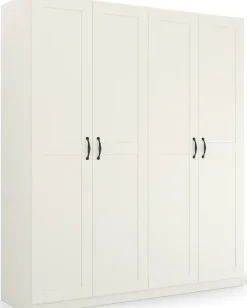 rauch Drehtürenschrank »Kleiderschrank Schrank Garderobe Ankleide COTTAGE BY QUADRA SPIN« Breiten: 181/226/271 cm, Höhe 210 cm,in skandinavischem Landhausstil