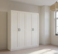 rauch Drehtürenschrank »Kleiderschrank Schrank Garderobe Ankleide COTTAGE BY QUADRA SPIN« Breiten: 181/226/271 cm, Höhe 210 cm,in skandinavischem Landhausstil