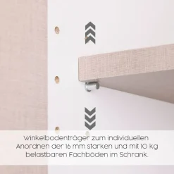 rauch Drehtürenschrank »Kleiderschrank Schrank Garderobe Wäscheschrank NAGATA viel Stauraum« in 3 verschiedenen Ausstattungen BASIC/CLASSIC/PREMIUM,mit Schubladen sowie Stangengriffen TOPSELLER MADE IN GERMANY