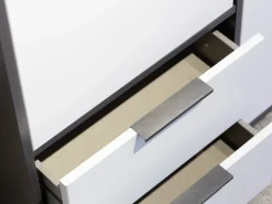 rauch Drehtürenschrank »Kleiderschrank Schrank Garderobe Wäscheschrank NAGATA mit Spiegel« in 3 verschiedenen Ausstattungen BASIC/CLASSIC/PREMIUM,und Schubladen sowie Stangengriffen TOPSELLER MADE IN GERMANY