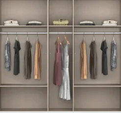 rauch Drehtürenschrank »Kleiderschrank Schrank Garderobe Wäscheschrank BORBONA« Breiten 226/271 cm, Höhe 210 cm,in 2 Breiten, mit Spiegel und vielen Farbkombinationen MADE IN GERMANY
