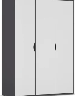 rauch Drehtürenschrank »Kleiderschrank Schrank Garderobe Wäscheschrank NARAI viel Stauraum« in 3 verschiedenen Ausstattungen BASIC/CLASSIC/PREMIUM,Griffausfräsungen für eine grifflose Optik TOPSELLER MADE IN GERMANY
