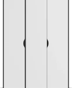 rauch Drehtürenschrank »Kleiderschrank Schrank Garderobe Wäscheschrank NARAI viel Stauraum« in 3 verschiedenen Ausstattungen BASIC/CLASSIC/PREMIUM,Griffausfräsungen für eine grifflose Optik TOPSELLER MADE IN GERMANY