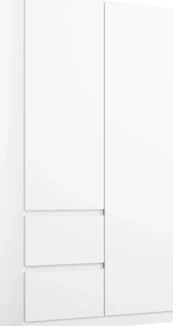 rauch Drehtürenschrank »Kleiderschrank Schrank Garderobe Wäscheschrank Ankleide NIDDA« Breiten 91/136/181 cm, Höhe 197 cm,grifflose Front sowie Push-to-Open Funktion MADE IN GERMANY