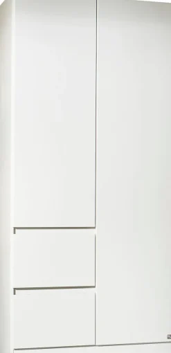rauch Drehtürenschrank »Kleiderschrank Schrank Garderobe Wäscheschrank Ankleide NIDDA« Breiten 91/136/181 cm, Höhe 197 cm,grifflose Front sowie Push-to-Open Funktion MADE IN GERMANY