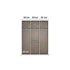rauch Drehtürenschrank »Kleiderschrank Schrank Garderobe Schlafzimmerschrank EVELYN« in 2 Höhen 197 oder 210 cm erhältlich, inkl. SOFT-CLOSE-FUNKTION,in elegantem Stil mit Schubladen 3 Breiten und 2 Höhen MADE IN GERMANY