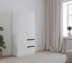 rauch Drehtürenschrank »Kleiderschrank Schrank Garderobe Wäscheschrank COSTA Breite 91 cm« in 3 Ausstattungen BASIC/CLASSIC/PREMIUM,Breite 91 cm grifflose Front mit Push-to-Open Funktion MADE IN GERMANY