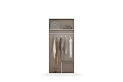 rauch Drehtürenschrank »Kleiderschrank Schrank Garderobe Wäscheschrank COSTA Breite 91 cm« in 3 Ausstattungen BASIC/CLASSIC/PREMIUM,Breite 91 cm grifflose Front mit Push-to-Open Funktion MADE IN GERMANY