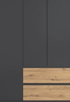 rauch Drehtürenschrank »Kleiderschrank Schrank Garderobe Wäscheschrank Schlafzimmer JOEL« in 3 verschiedenen Ausstattungen BASIC/CLASSIC/PREMIUM,mit zwei Schubladen, mit Push-to-Open Funktion MADE IN GERMANY