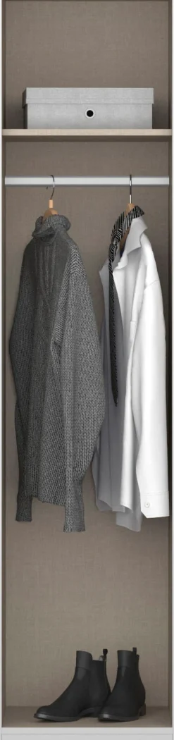 rauch Drehtürenschrank »Kleiderschrank Schrank Garderobe Garderobenschrank HOMBURG« in 2 Breiten mit moderner Hochglanzfront MADE IN GERMANY