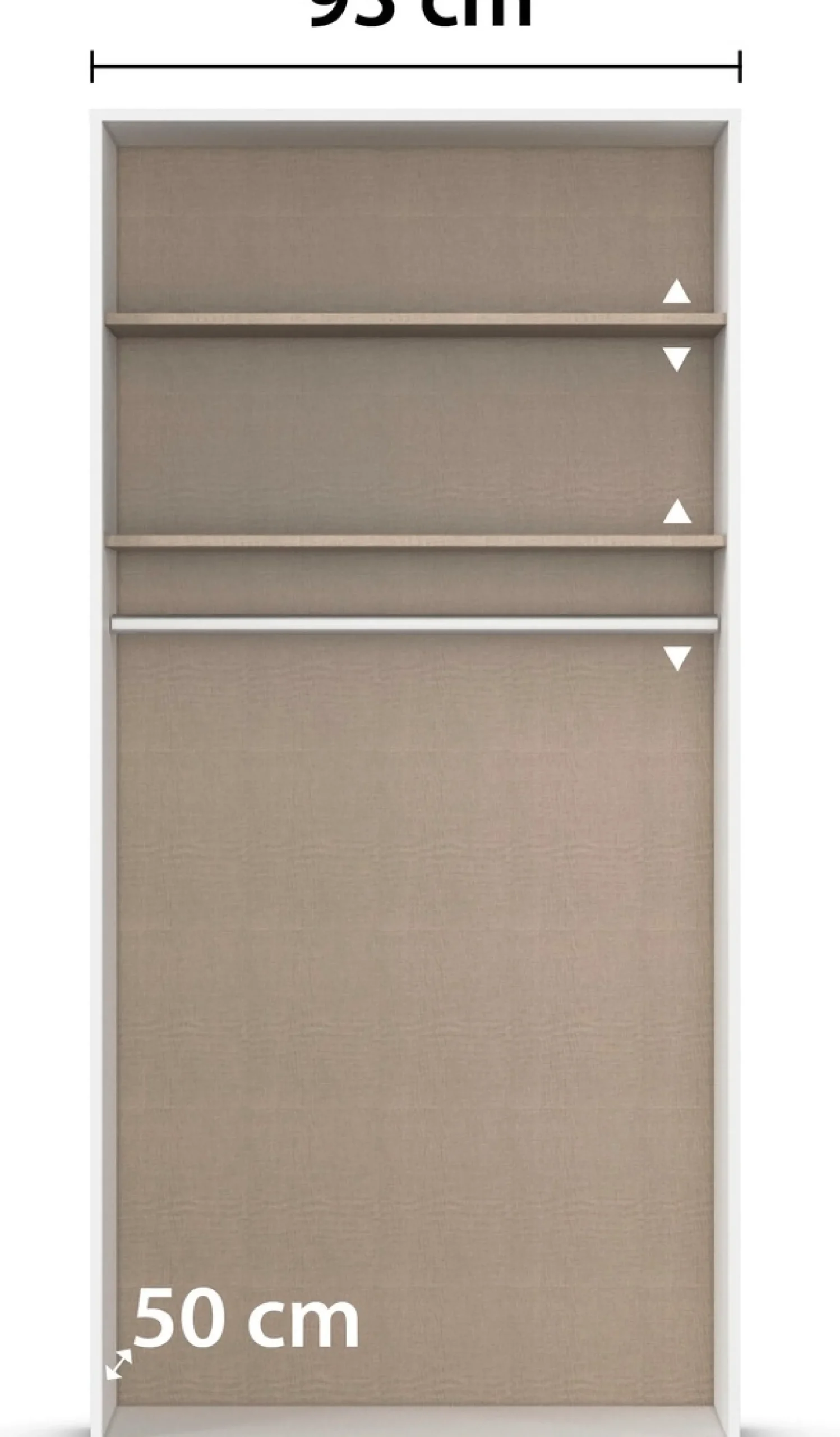 rauch Drehtürenschrank »Kleiderschrank Schrank Garderobe Wäscheschrank VOYAGER« in 3 verschiedenen Ausstattungen BASIC/CLASSIC/PREMIUM,mit modernen Griffen in Graumetallic und Spiegel