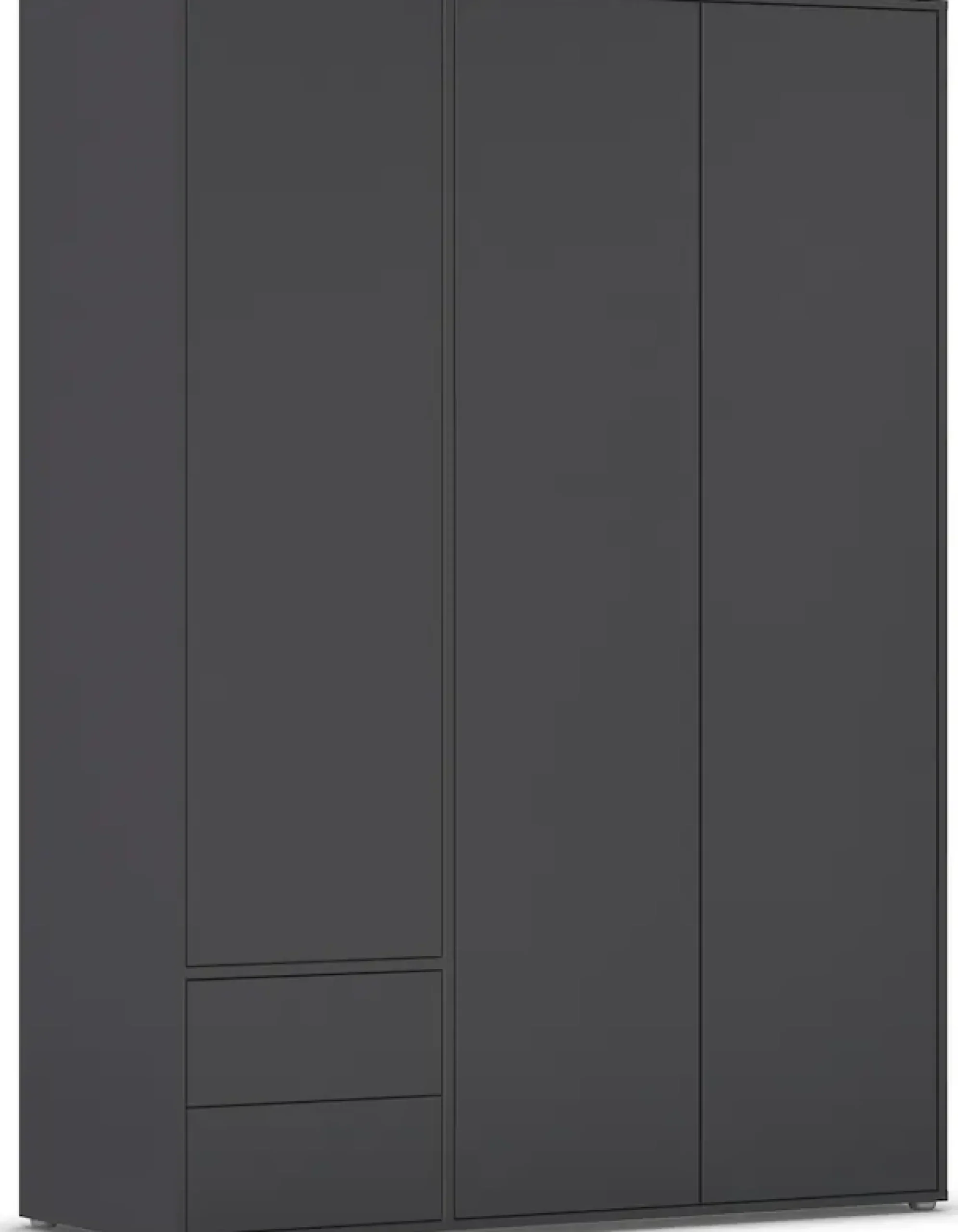 rauch Drehtürenschrank »Kleiderschrank Schrank Garderobe Wäscheschrank NABILA viel Stauraum« in 3 verschiedenen Ausstattungen BASIC/CLASSIC/PREMIUM,mit 2 Schubladen und Push-to-Open Funktion TOPSELLER MADE IN GERMANY