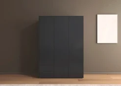 rauch Drehtürenschrank »Kleiderschrank Schrank Garderobe Wäscheschrank NABILA viel Stauraum« in 3 verschiedenen Ausstattungen BASIC/CLASSIC/PREMIUM,mit 2 Schubladen und Push-to-Open Funktion TOPSELLER MADE IN GERMANY