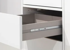 rauch Drehtürenschrank »Kleiderschrank Schrank Garderobe Wäscheschrank NABILA viel Stauraum« in 3 verschiedenen Ausstattungen BASIC/CLASSIC/PREMIUM,mit 2 Schubladen und Push-to-Open Funktion TOPSELLER MADE IN GERMANY