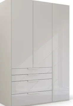 rauch Drehtürenschrank »Kleiderschrank Schrank Garderobe Wäscheschrank PURISMA Glasfront« in den Breiten 151/201/251/301 cm, inkl. SOFT-CLOSE-FUNKTION,mit Schubladen und umfangreichem Zubehör MADE IN GERMANY
