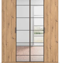 rauch Drehtürenschrank »Kleiderschrank Schrank Garderobe Schlafzimmerschrank ACERO« Breiten 181/226/271 cm, Höhe 210 cm,Mitteltüren mit Spiegel in moderner Loft-Optik MADE IN GERMANY