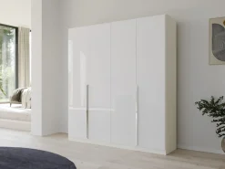 rauch Drehtürenschrank »Kleiderschrank Schrank Garderobe Ankleide GLAMOUR BY QUADRA SPIN« Breiten: 181/226/271 cm, Höhe 210 cm,mit eleganter Hochglanzfront und Stangengriff MADE IN GERMANY