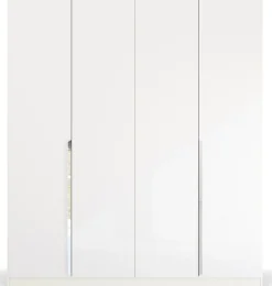 rauch Drehtürenschrank »Kleiderschrank Schrank Garderobe Ankleide GLAMOUR BY QUADRA SPIN« Breiten: 181/226/271 cm, Höhe 210 cm,mit eleganter Hochglanzfront und Stangengriff MADE IN GERMANY