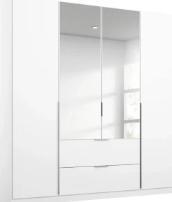 rauch Drehtürenschrank »Kleiderschrank Schrank Ankleide Garderobe Schlafzimmerschrank MEMPHIS« Breiten: 181/225/270 cm, Höhe 210 cm,mit Spiegel und Schubladen, viel Stauraum MADE IN GERMANY
