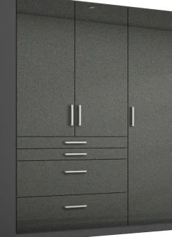 rauch Drehtürenschrank »Kleiderschrank Schrank Garderobe GarderobenschrankHOMBURG« mit viel Stauraum, oberer Schubkasten mit Einteilung MADE IN GERMANY