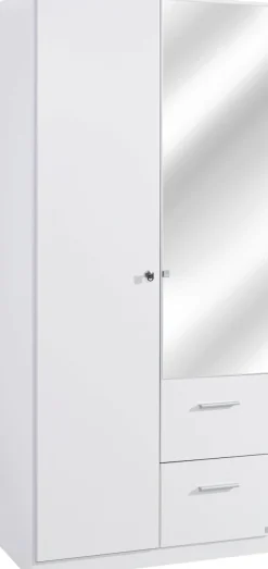 rauch Drehtürenschrank »Kleiderschrank Schrank Garderobe Schlafzimmer Büroschrank BUCHHOLZ« mit Schloss, in Breite 90, 135 und 180 cm,Schubladen mit viel Stauraum mit abschließbaren Türen MADE IN GERMANY