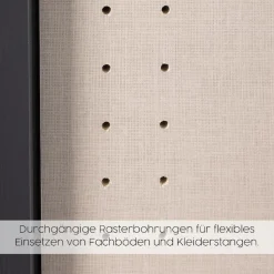 rauch Drehtürenschrank »Mainz mit Spiegel und Passepartout« optional mit Beleuchtung, Außentüren mit Push-to-Open Funktion