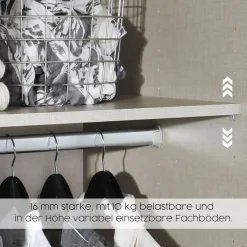 rauch Drehtürenschrank »Mainz mit Spiegel und Passepartout« optional mit Beleuchtung, Außentüren mit Push-to-Open Funktion